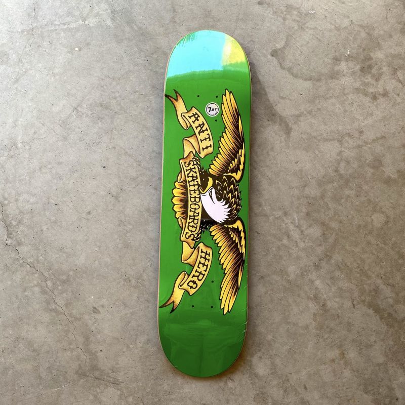 Anti Hero Skateboard Deck Classic Eagle Green 7.81"
