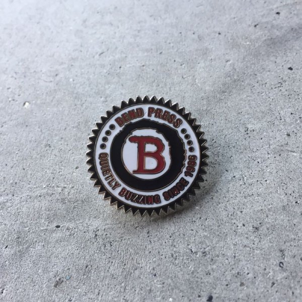 画像1: BEND PRESS "BEND B ENAMEL PIN" (1)