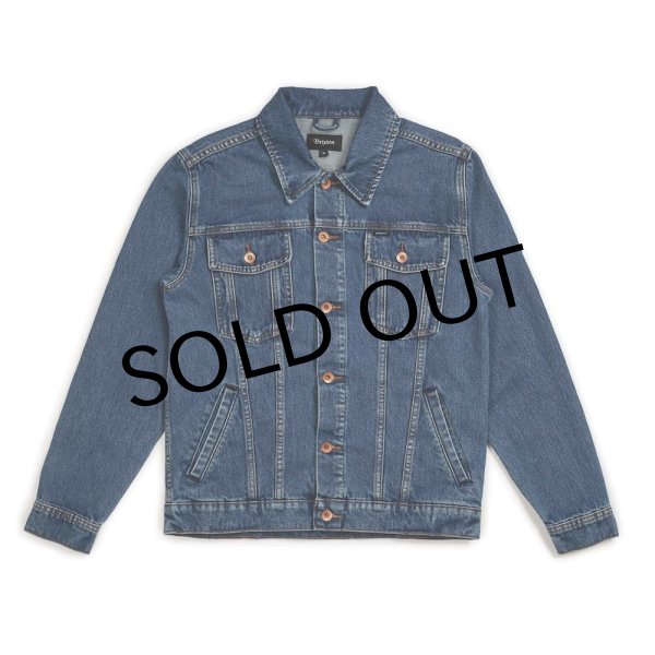 画像1: 【SALE】BRIXTON "CABLE DENIM JACKET" (1)