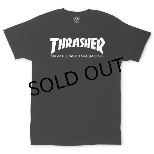 画像1: THRASHER "SKATE MAG TEE" - BLACK (1)