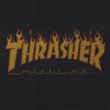 画像2: THRASHER "FLAME HALFTONE" - BLACK (2)