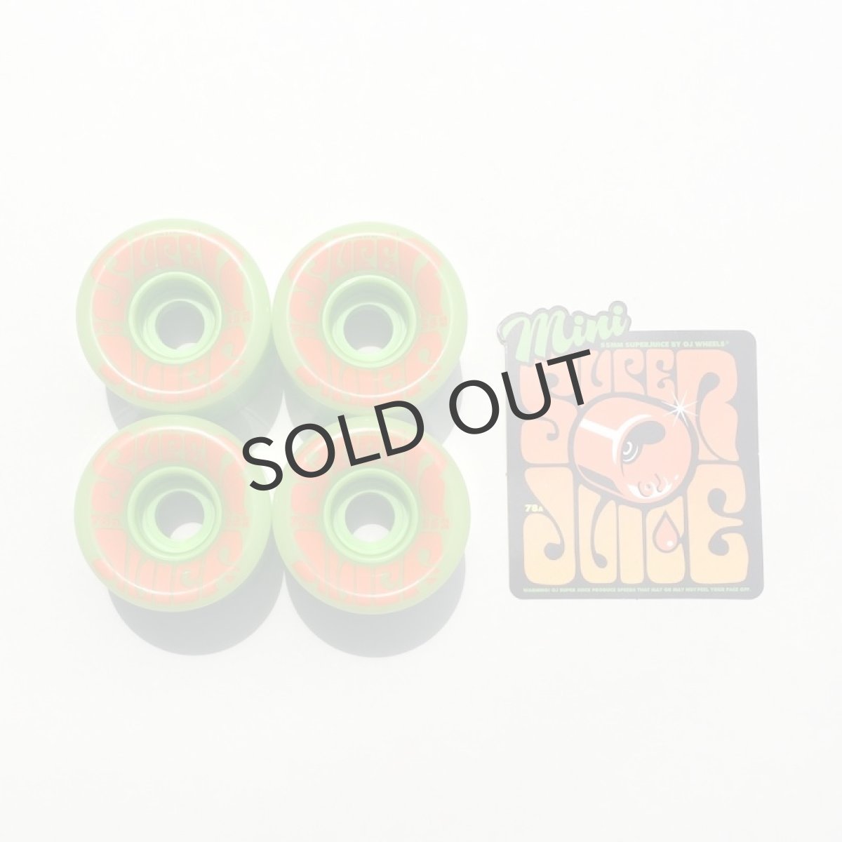 画像1: OJ WHEELS "MINI SUPER JUICE 55MM 78A" - GREEEN (1)
