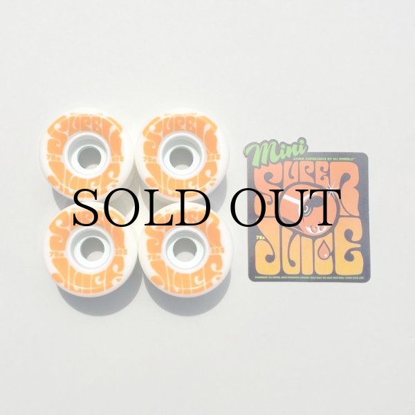 画像1: OJ WHEELS "MINI SUPER JUICE 55MM 78A" - WHITE (1)