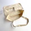 画像3: THE KILLING FLOOR [ザ キリング フロア] OTHER WORLD CANVAS TOTE NATURAL&WHITE (3)