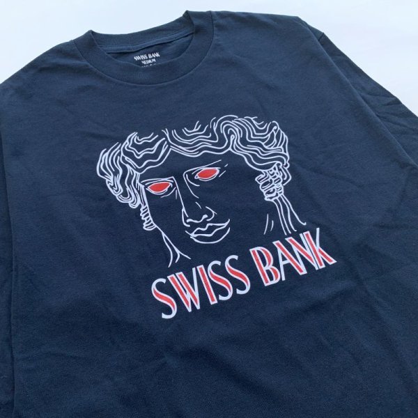 画像2: SWISS BANK / GODDESS LS TEE - NAVY (2)
