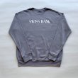 画像1: SWISS BANK / CREW NECK - DARK GREY (1)