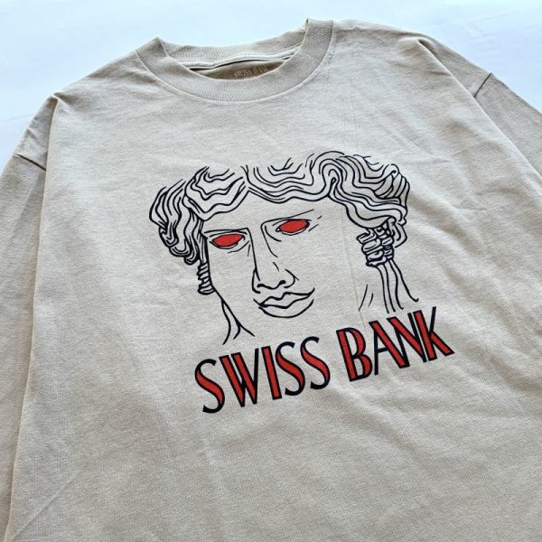画像2: SWISS BANK "GODDESS L/S TEE" - TAN (2)