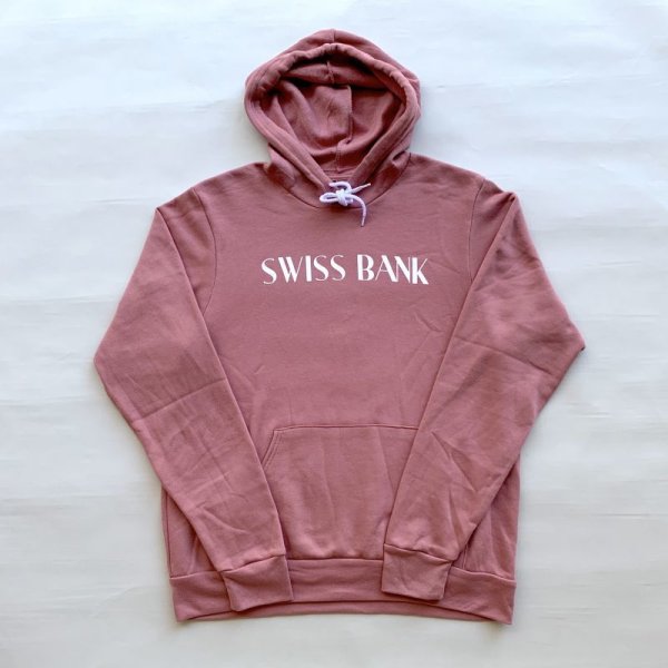 画像1: SWISS BANK "HOODIE" - MAUVE (1)