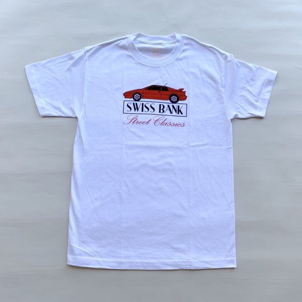 画像1: SWISS BANK / STREET CLASSICS TEE - WHITE (1)