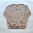 画像1: SWISS BANK / CREW NECK - TAN (1)