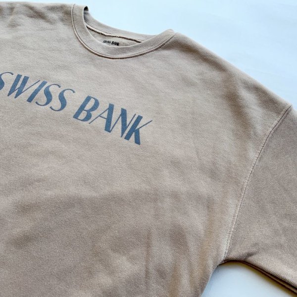 画像3: SWISS BANK / CREW NECK - TAN (3)