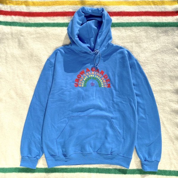 画像2: THE KILLING FLOOR "RAINBOW HOODIE" - CYAN (2)