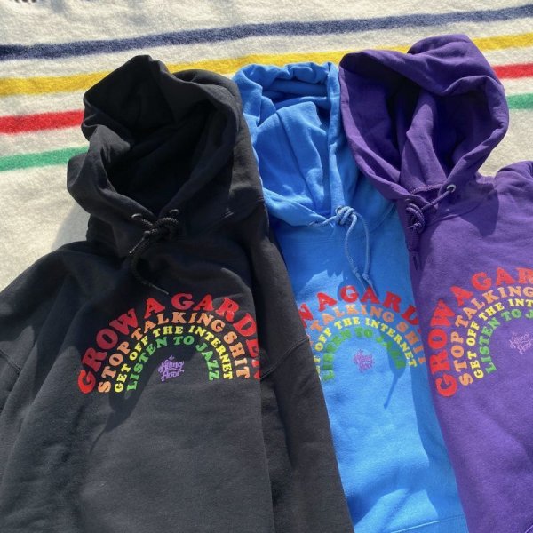 画像3: THE KILLING FLOOR [ザ キリング フロア] RAINBOW HOODIE - BLACK (3)