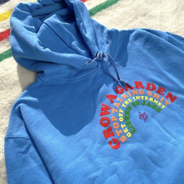 画像1: THE KILLING FLOOR "RAINBOW HOODIE" - CYAN (1)