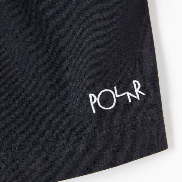 画像2: 【SALE】POLAR SKATE CO. "SURF SHORTS 2.0" - BLACK (2)