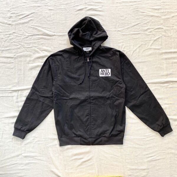 画像2: ANTI HERO "HOODIED JACKET" - BLACK (2)