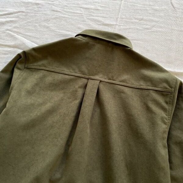 画像6: COMFORTABLE REASON "THOROUGHBRED SHIRTS" - OLIVE (6)