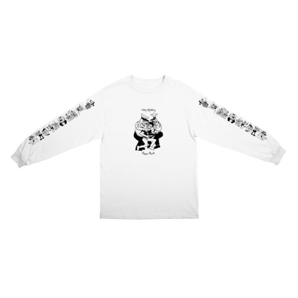 画像1: PASS~PORT "TOBY ZOATES COPPERS L/S TEE" - WHITE (1)