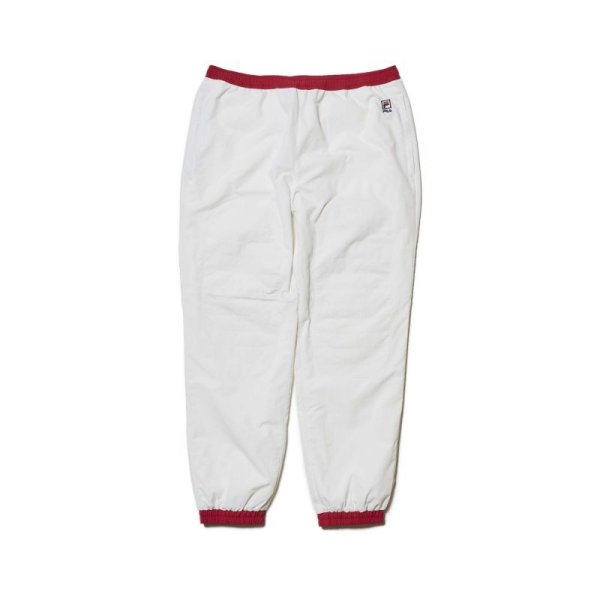画像1: 【SALE】HELLRAZOR x FILA "RUFF RIDE PANTS" - WHITE (1)