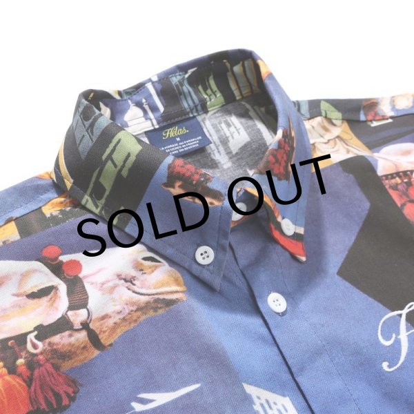 画像3: HELAS "VOYAGE SHIRT" - BLUE (3)