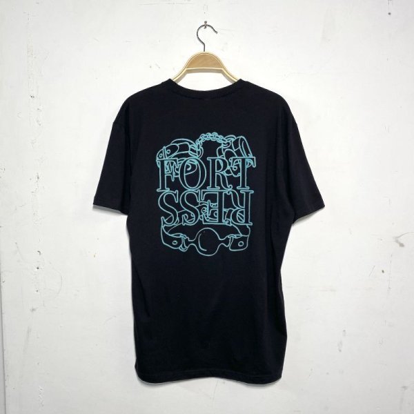 画像1: FORTRESS "THE BOUND TEE" - BLACK (1)