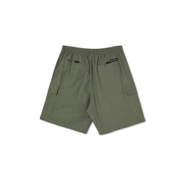 画像2: POLAR SKATE CO. "UTILITY SWIM SHORTS" - Olive (2)