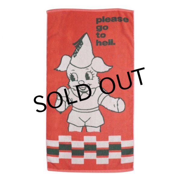 画像1: QUASI SKATEBOARDS "GO TO HELL TOWEL" - RED (1)