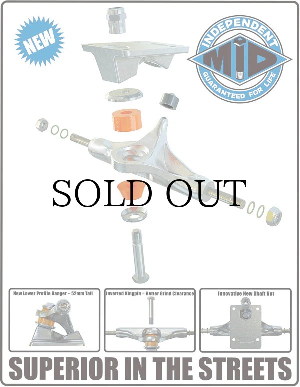 画像5: INDEPENDENT TRUCKS "STAGE11 MID FORGED HOLLOW" - 159 (1SET) (5)