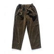 画像1:  COMFORTABLE REASON "VELVET TROUSERS" - OLIVE (1)