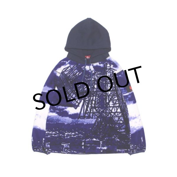 画像1: 【SALE】HELLRAZOR  "THANK YOU TOKYO FLEECE PARKA" - NAVY/WHITE (1)