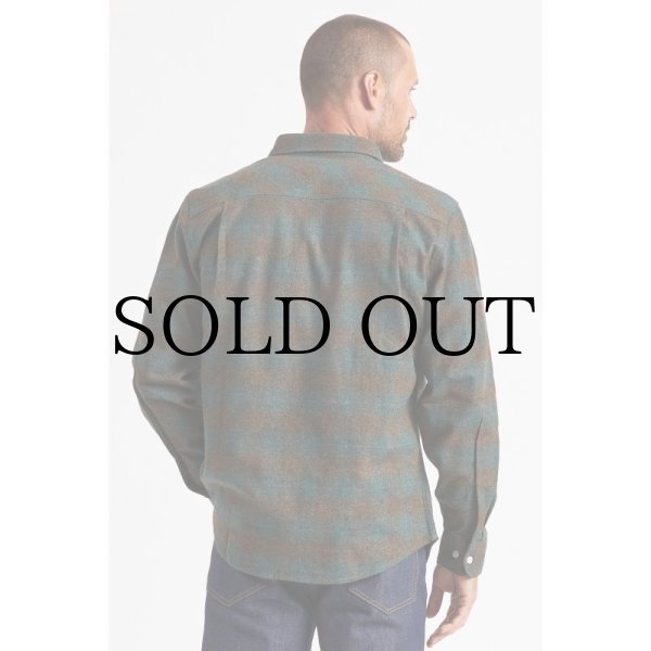 画像5: BRIXTON "BOWERY L/S FLANNEL" - OCEAN (5)