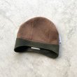 画像1: NOROLL "FLEECE WATCH CAP" - BROWN/OLIVE (1)