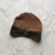 画像2: NOROLL "FLEECE WATCH CAP" - BROWN/OLIVE (2)