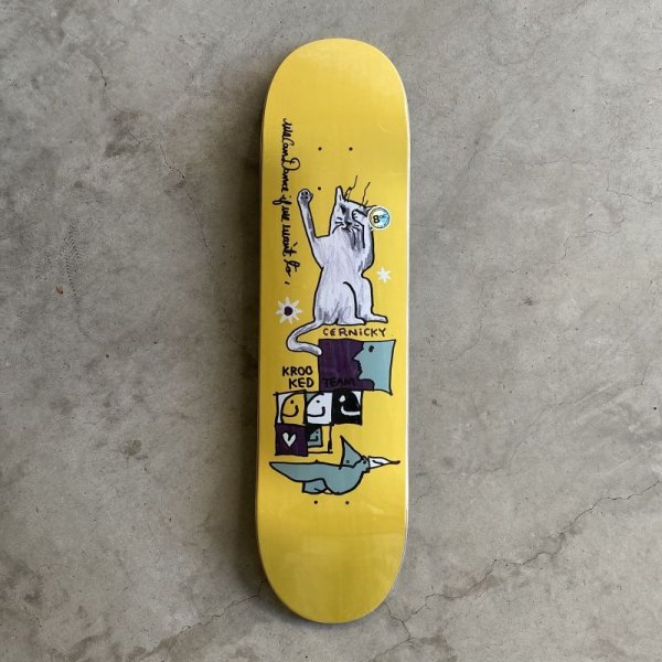 画像1: KROOKED SKATEBOADING "EDDIE CERNICKY ONE OFF DECK" - 8.06inch (1)