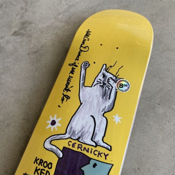 画像2: KROOKED SKATEBOADING "EDDIE CERNICKY ONE OFF DECK" - 8.06inch (2)