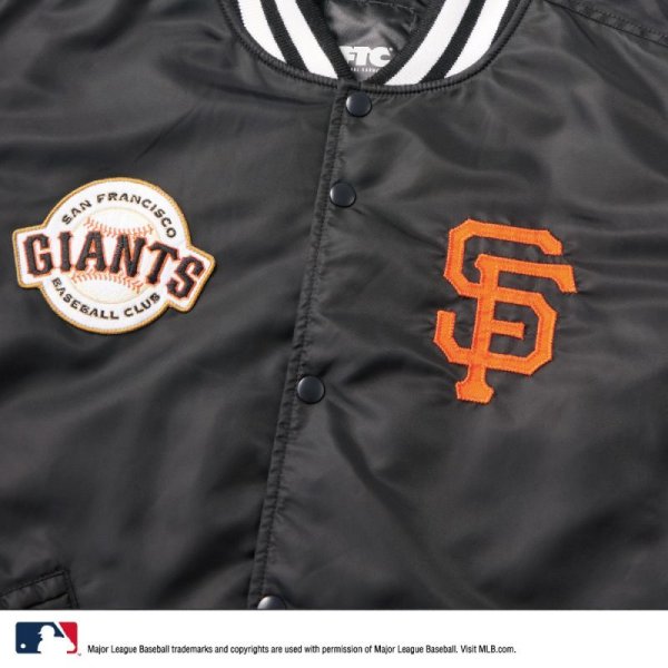 画像3: FTC × SAN FRANCISCO GIANTS "NYLON VARSITY JACKET" - ORANGE (3)