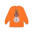 画像1: QUARTERSNACKS "SNACKMAN LONGSLEEVE" - ORANGE (1)