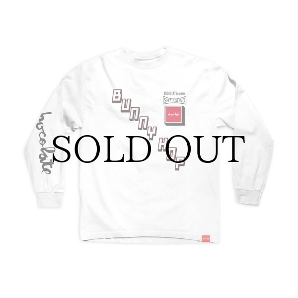 画像1: CHOCOLATE "BUNNY HOP L/S TEE" - WHITE (1)