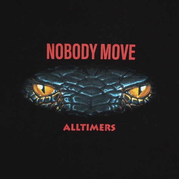 画像2: 【SALE】ALLTIMERS "NOBODY MOVE LONGSLEEVE TEE" - BLACK (2)