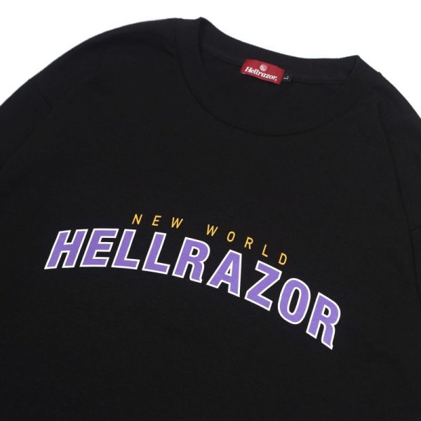 画像3: HELLRAZOR " ARCH LOGO LS TEE " - BLACK (3)