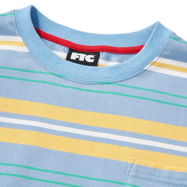 画像2: FTC "POCKET STRIPE L/S TOP" - WHITE (2)