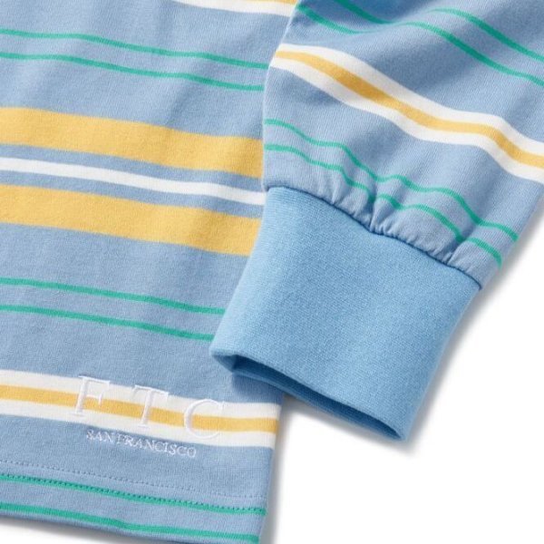 画像4: FTC "POCKET STRIPE L/S TOP" - WHITE (4)