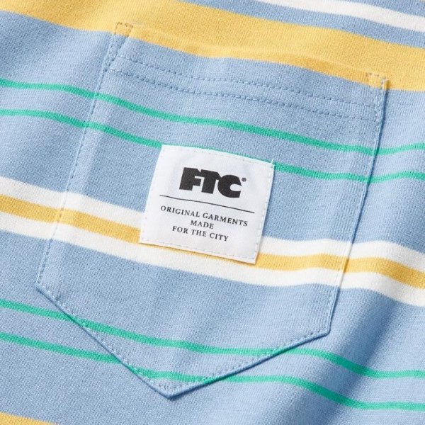 画像3: FTC "POCKET STRIPE L/S TOP" - WHITE (3)