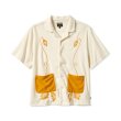 画像1: BRIXTON "BUNKER RESERVE S/S TERRY CLOTH" - OFF WHITE (1)