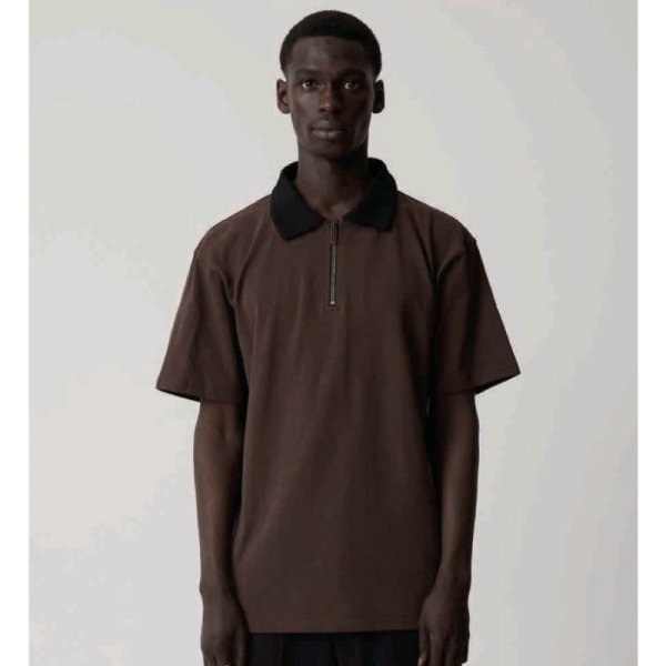 画像2: FORMER MERCHANDISE "UNIFORM POLO" - BROWN (2)