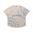 画像1: 【SALE】HELLRAZOR "CHAIN CIRCLE MESH BASEBALL SHIRT" - GREY (1)