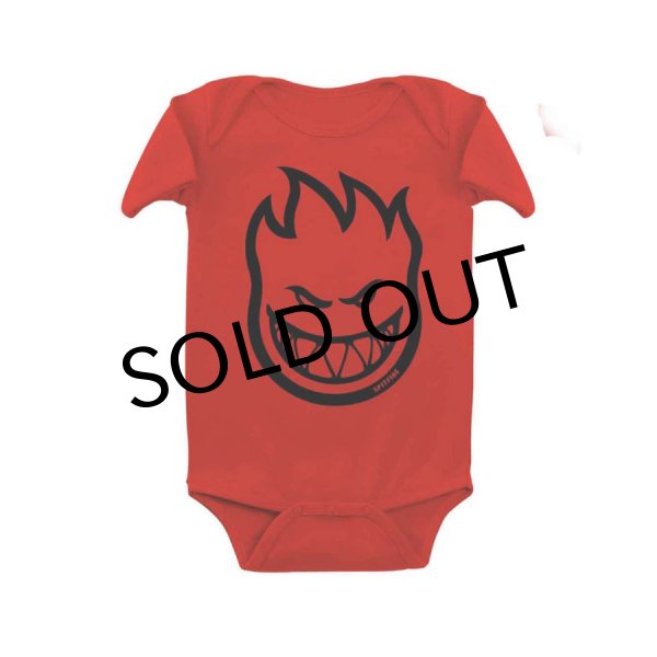 画像1: SPITFIRE "BIGHEAD INFANT ONESIE" - RED/BLACK (1)