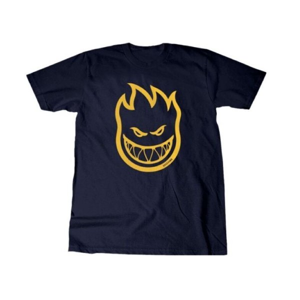 画像1: SPITFIRE "BIGHEAD FADE FILL S/S TEE" - NAVY (1)