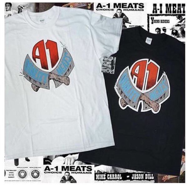 画像2: DEAR SKATING "A-1 MEATS TEE" - WHITE (2)