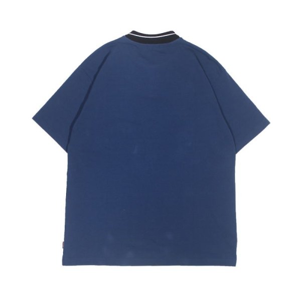 画像2: 【SALE】HELLRAZOR "h POLO SHIRT" - BLUE (2)